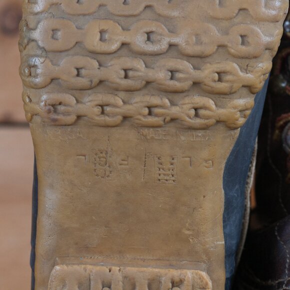 Vintage LL Bean Maine Hunting Shoe Boots 11" - M 6 / W 8 - Picture 10 of 11